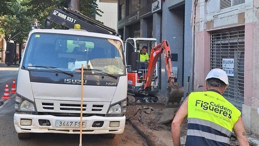 Avaria en el subministrament d’aigua al carrer Nou de Figueres