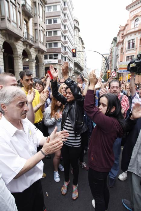 Concentración en Gijón