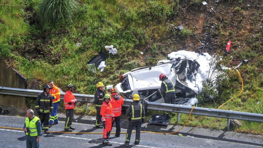 Trágico accidente en Caldas de Reis que deja un joven muerto