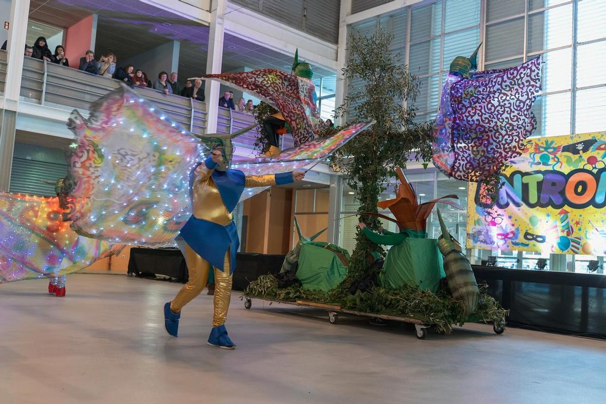 Una de las exhibiciones en el Entroido 2025 de Arzúa