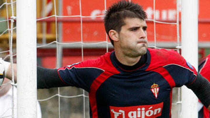 Cuéllar durante su entrenamiento.