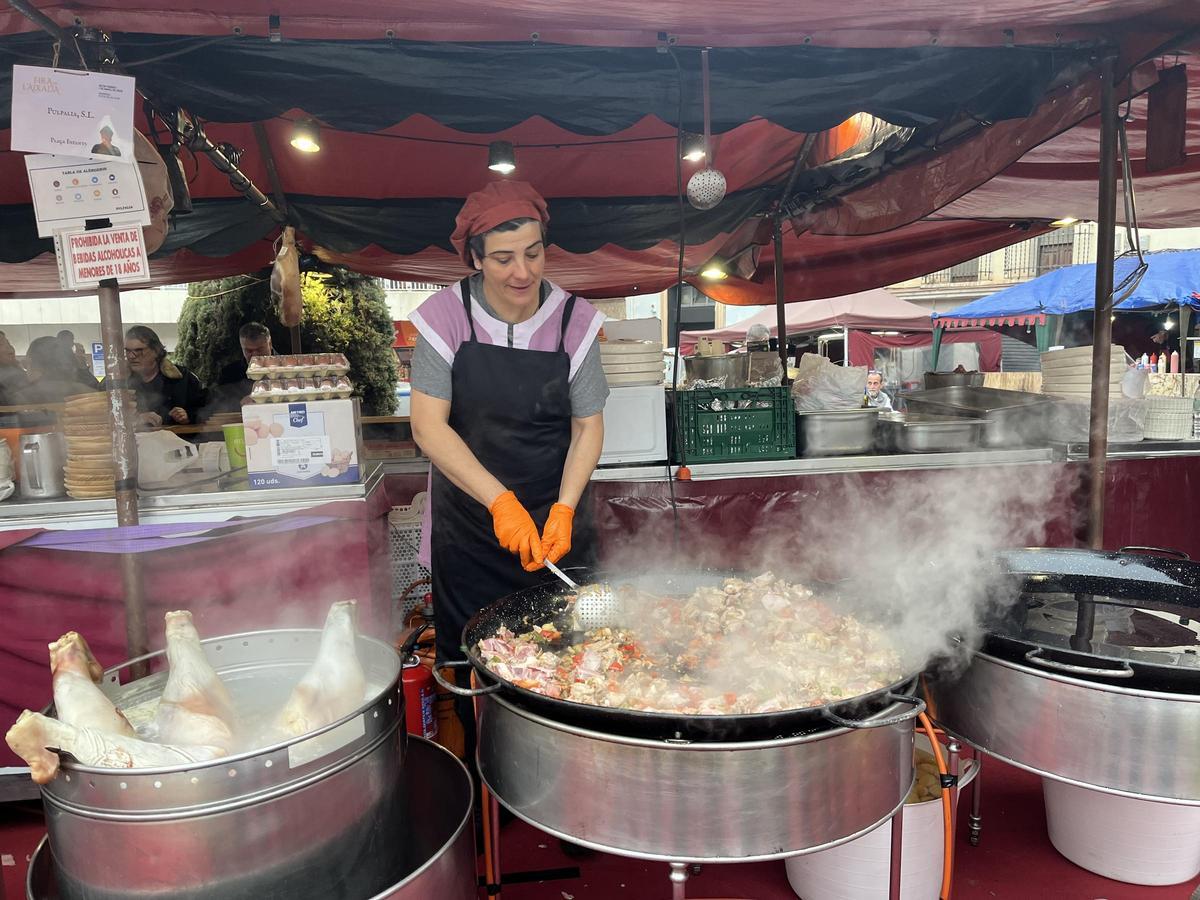 Diana Ferriero, responsable de Pulpalia, a la Fira de l'Aixada