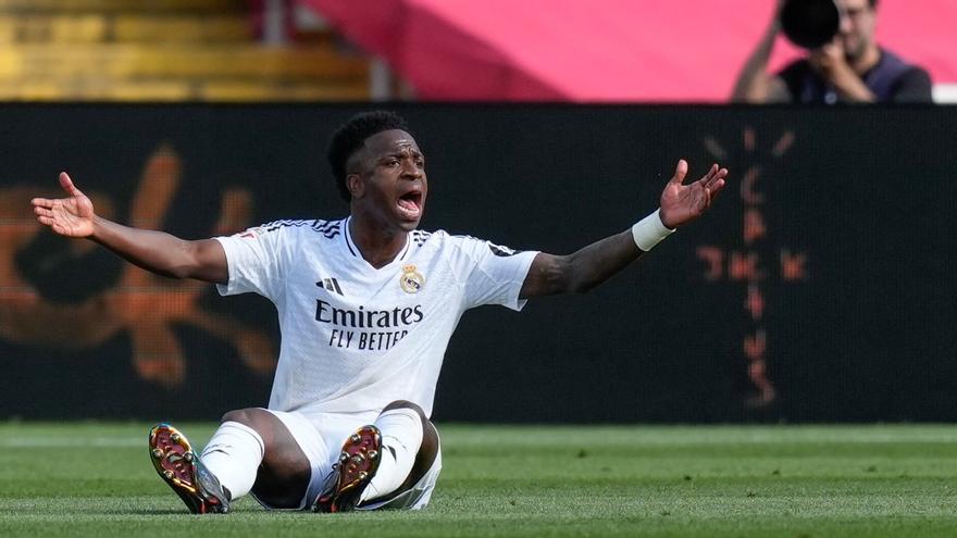 El Real Madrid confirma la lesión de Vinicius Jr.