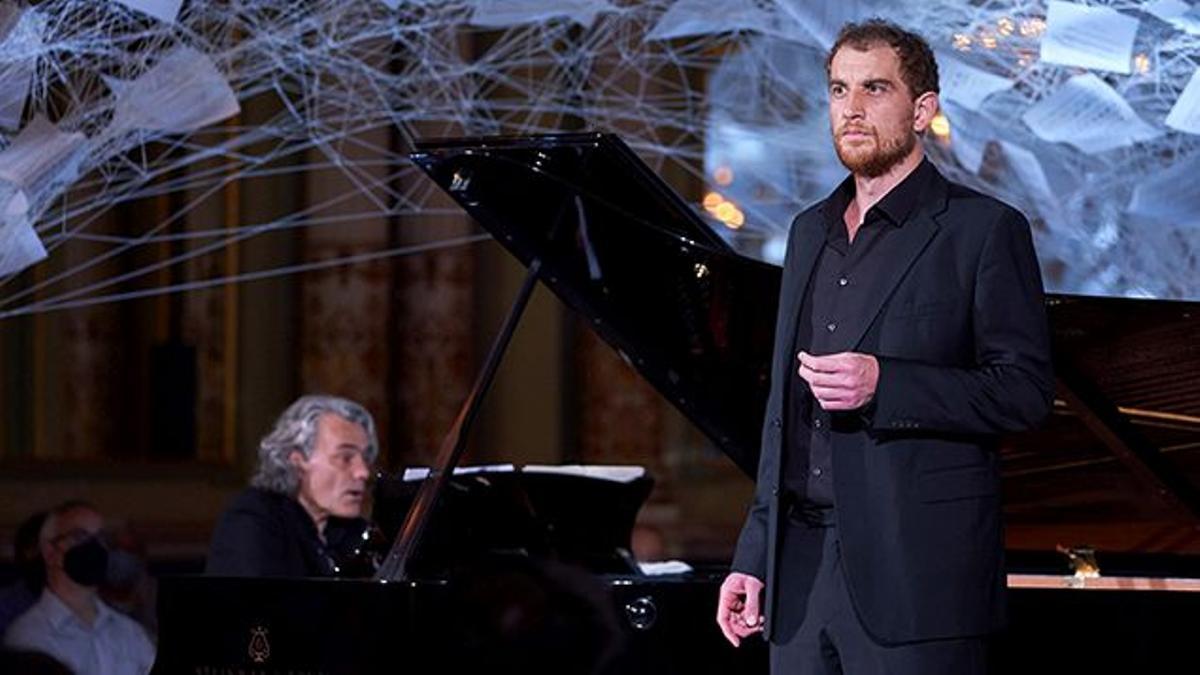 Fotos ’Winterreise’, con el bajo Tareq Nazmi en el Liceu. 
Firma: David Ruano