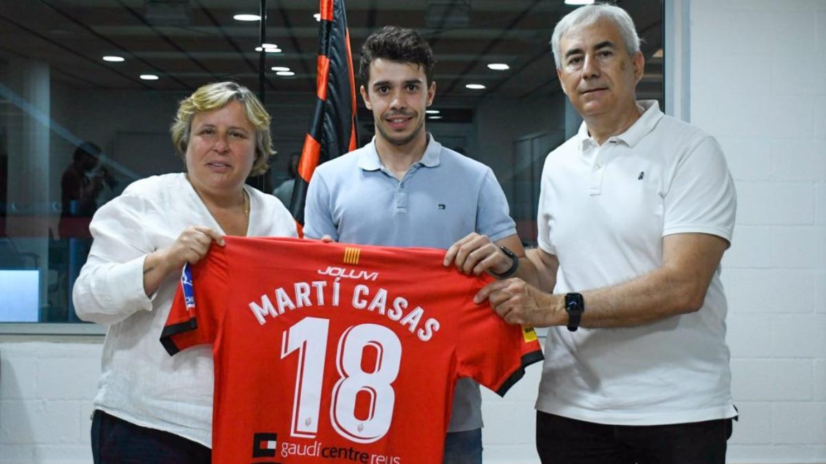 Martí Casas, el día de su presentación