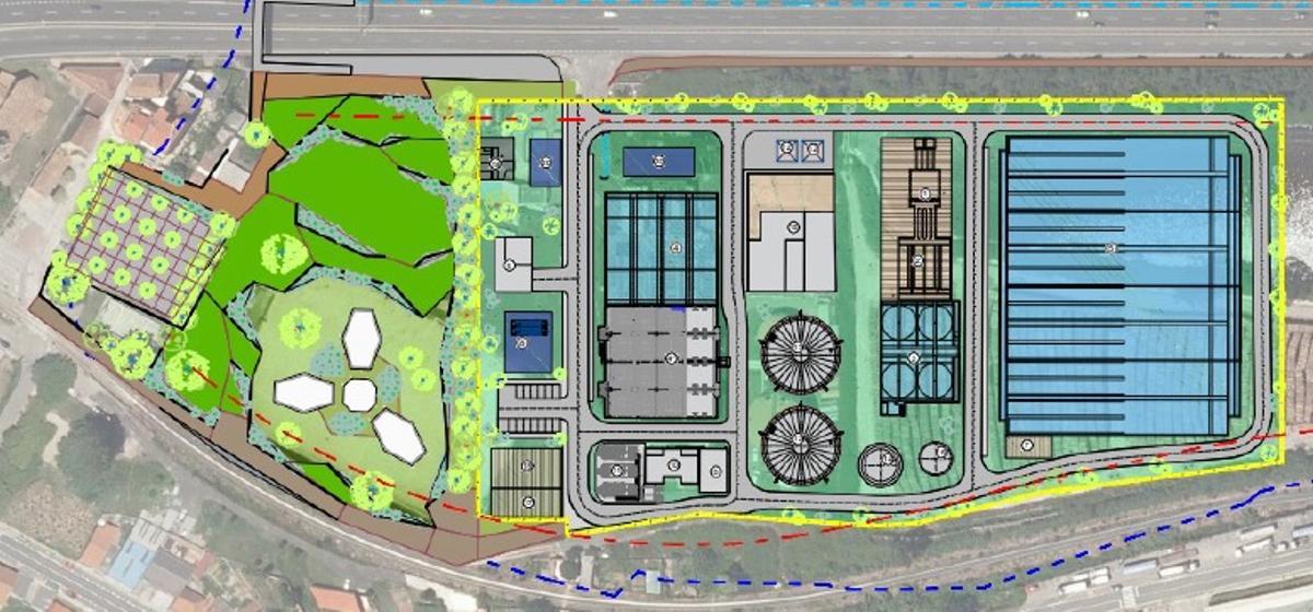 Plano de la propuesta de ampliación en 2022