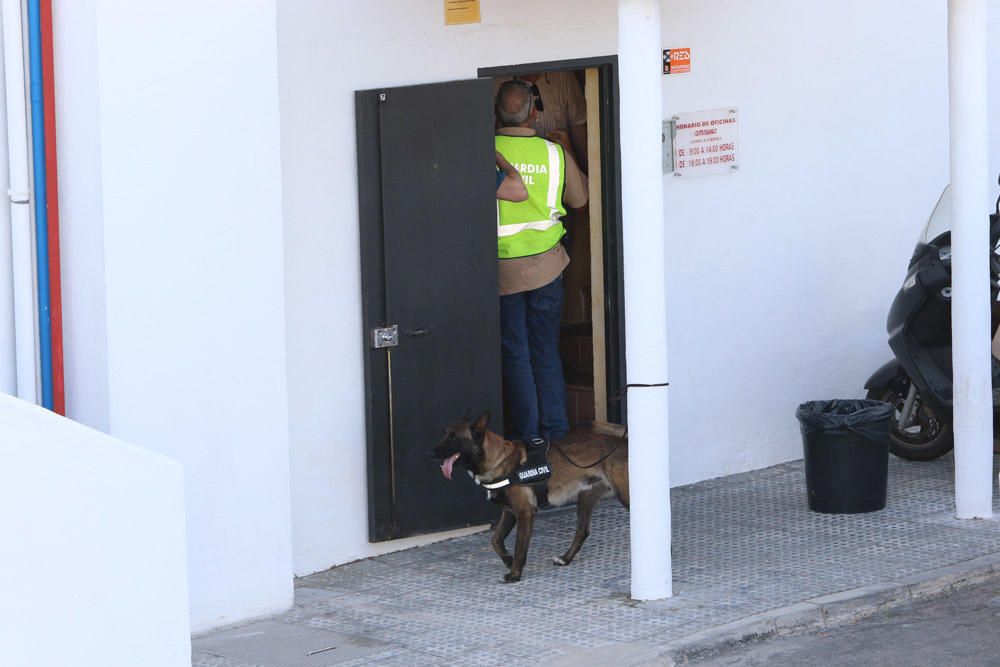 La Guardia Civil y Hacienda registraron ayer la discoteca durante más de 15 horas.