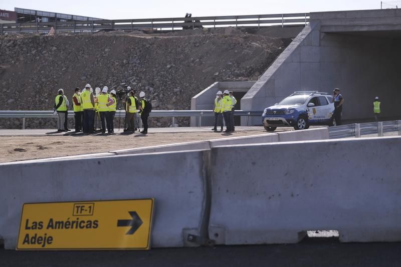 Apertura parcial del nuevo enlace de Oroteanda, en la autopista del Sur