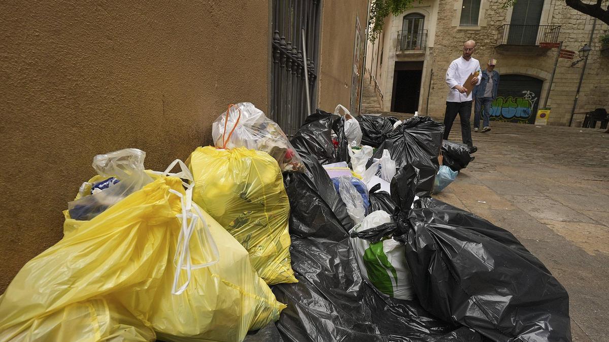 Les imatges dels efectes de la vaga d'escombriaires a la ciutat de Girona