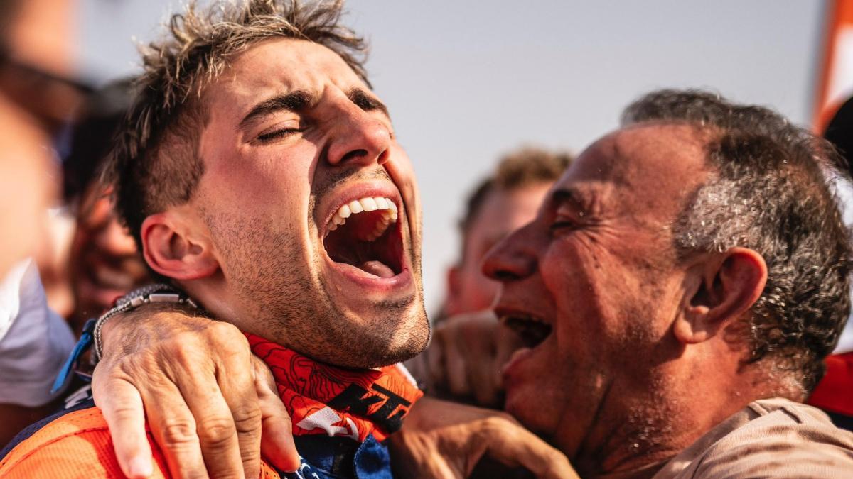 Luciano Benavides, eufórico tras proclamarse campeón