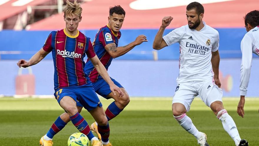 Una imatge del Barça - Madrid de la temporada passada