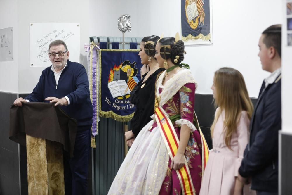 Premis Botafoc de la falla Cronista Vicent Beguer Esteve de Torrent en los que ha sido galardonada la edición de l'Horta de Levante EMV.