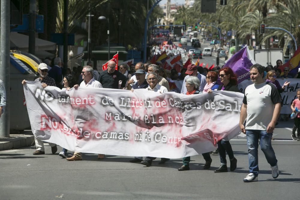 Manifestación del 1 de mayo en Alicante
