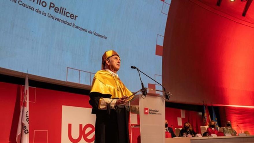 Antonio Pellicer, durante su intervención.