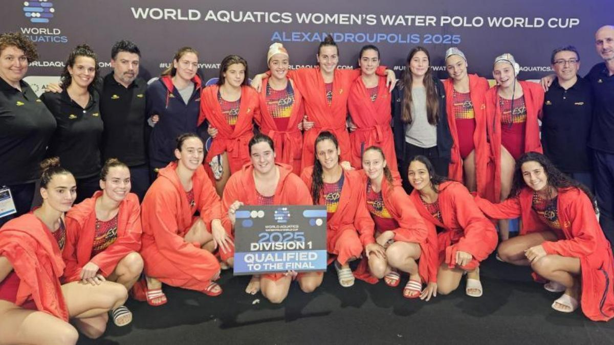 España, campeona de la División 1 de la Copa del Mundo ante Grecia