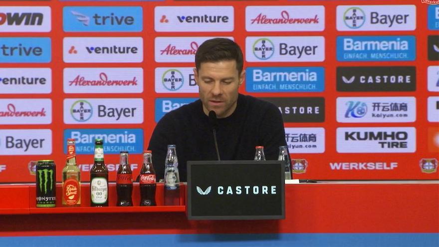 La reacción de Xabi Alonso tras golear al Bayern