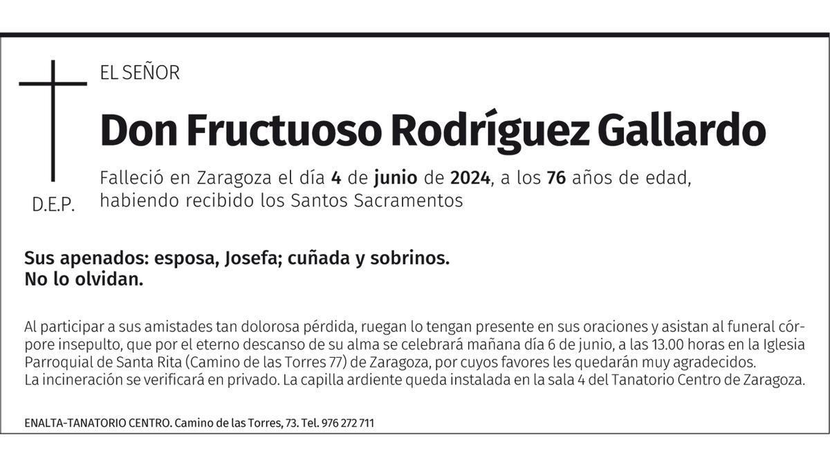 Fructuoso Rodríguez Gallardo