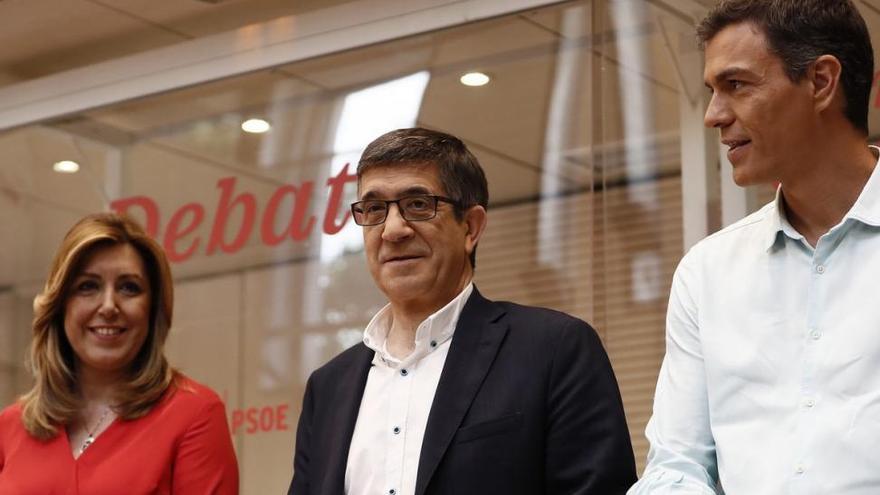 Susana Díaz y Pedro Sánchez convierten el debate de las primarias del PSOE en una batalla