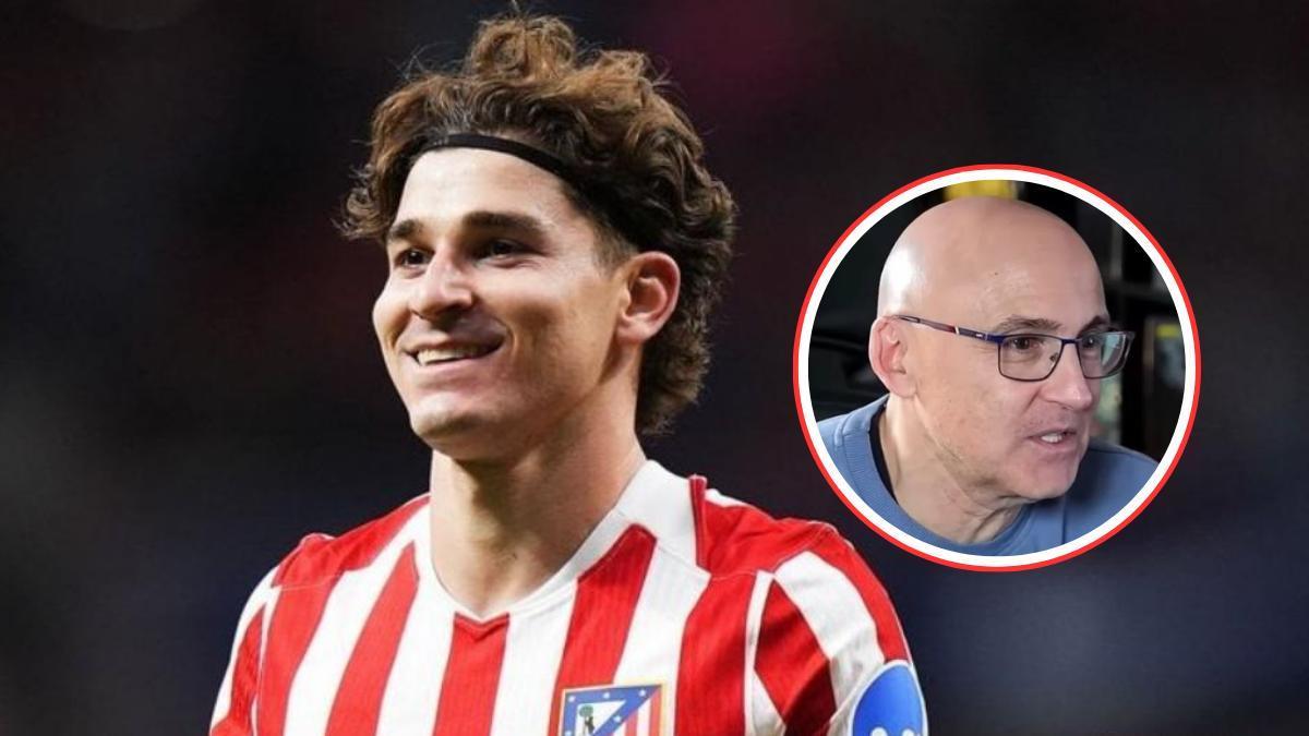 Simeone, sobre Julián Álvarez: "No participo en temas de contato, pero lo veo muy comprometido"