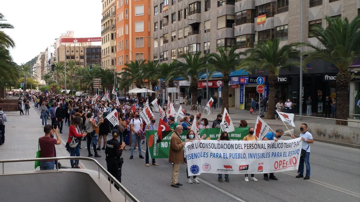 Movilización en Alicante