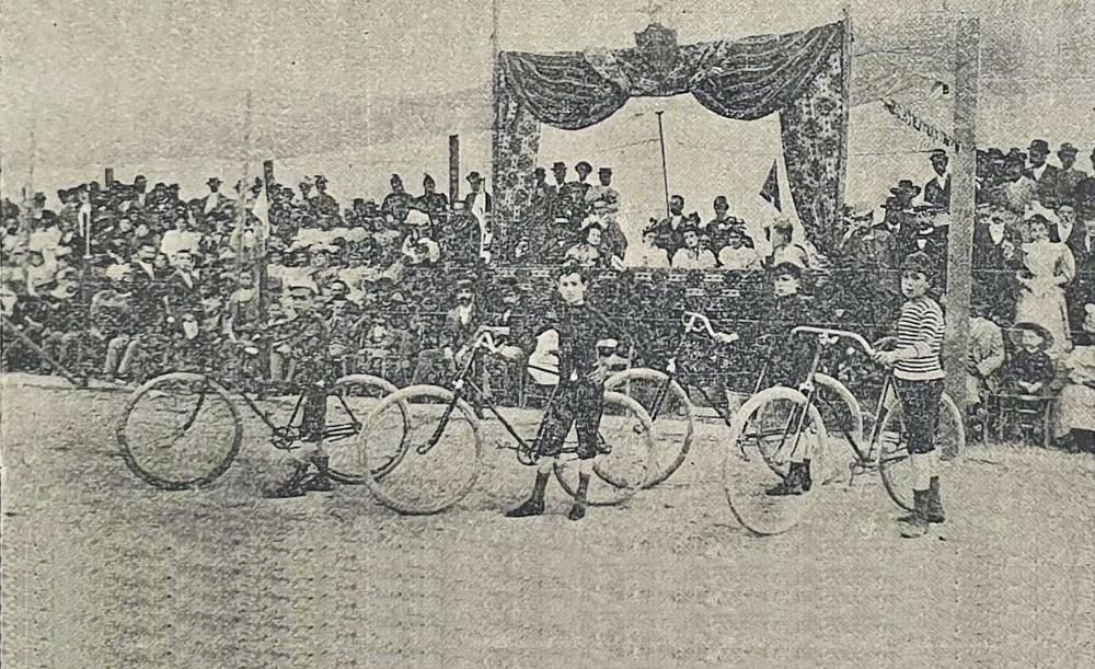 Imagen de 1893 del desaparacido velódromo de Son Espanyolet en Palma.