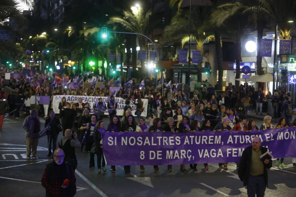 Manifestación del 8M en Alicante