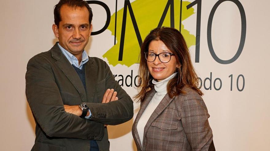 Diego López Carrasco y Diana Suárez, responsables de Preparadores Método 10. |