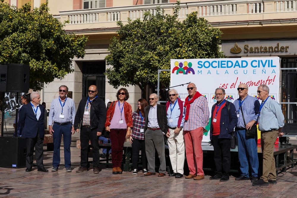 Manifestación por la unidad de España en Málaga