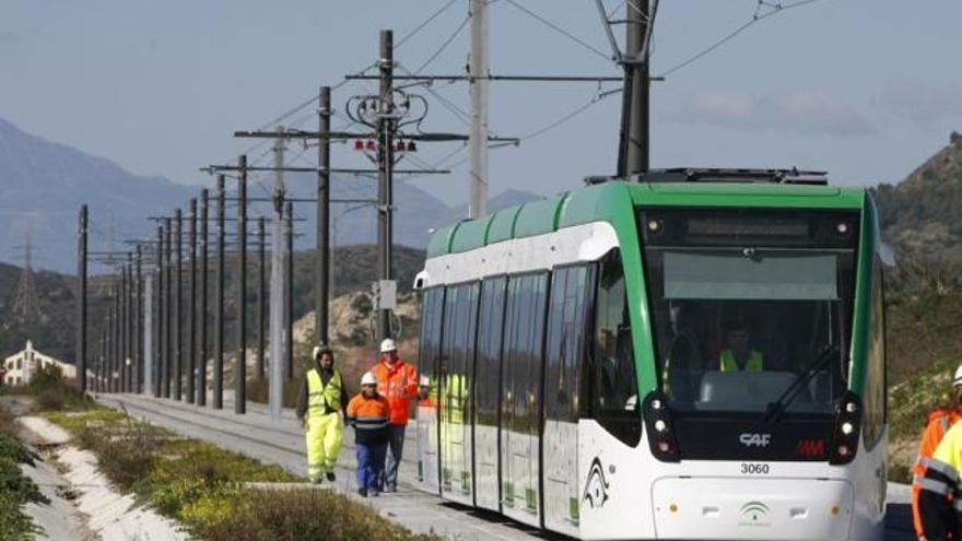 Comienzo de las pruebas del metro de Málaga.
