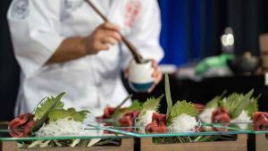 Uno de los platos preparados en la pasada edición de la jornada ITAMAE Balfegó.