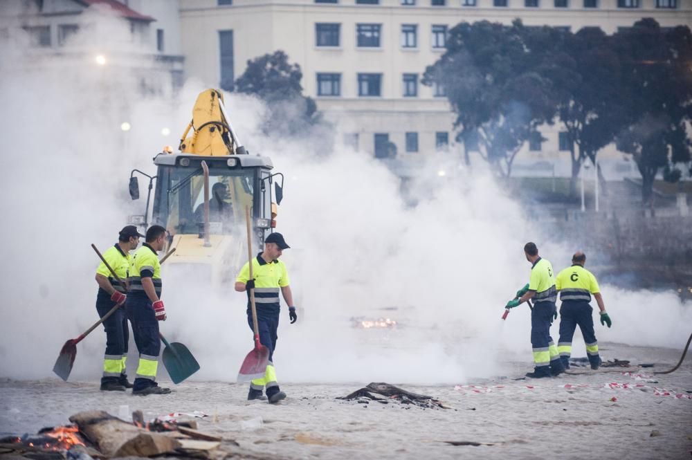 Así transcurrió la noche y amanecieron las playas