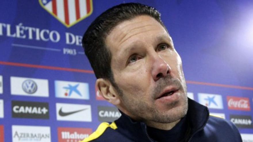 Simeone:  &quot;Vamos a competir contra el mejor Barcelona&quot;