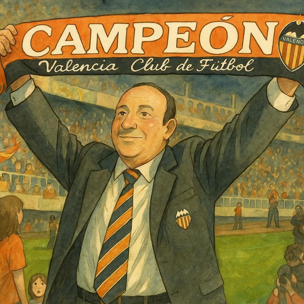 El Valencia del doblete, un equipo de dibujos animados