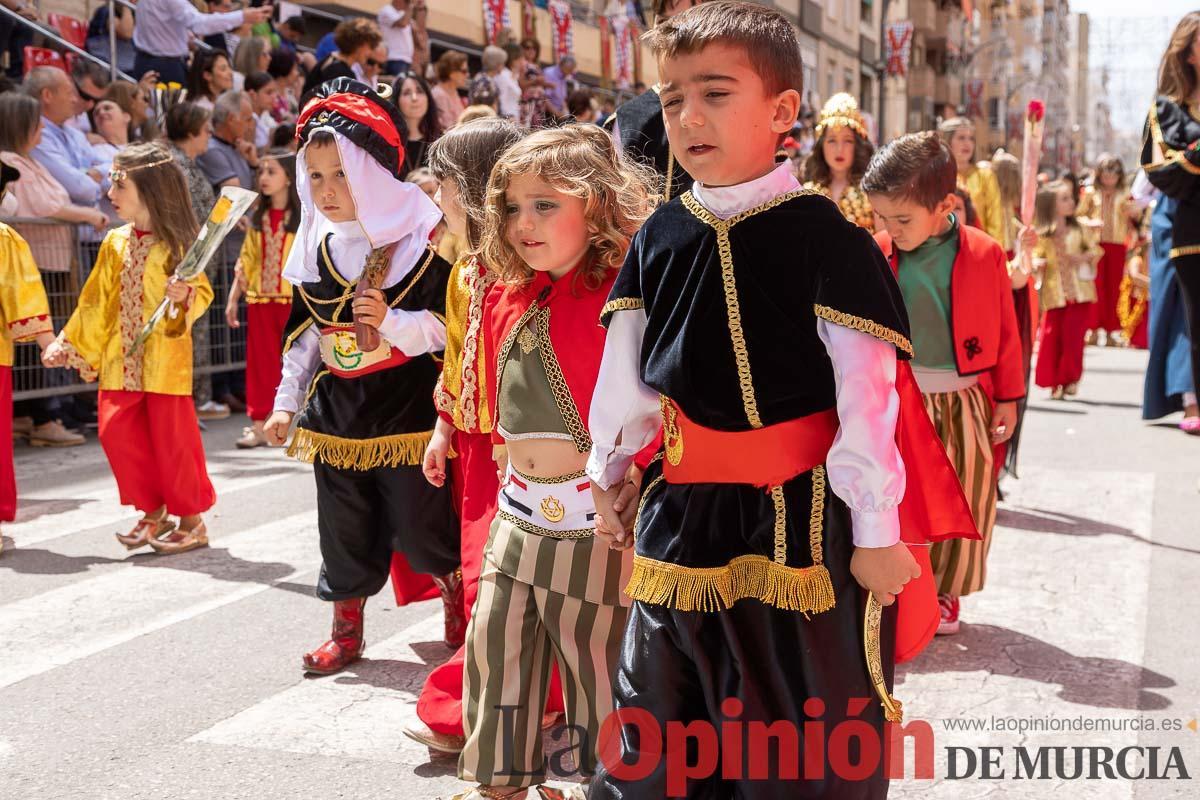 Desfile infantil del Bando Moro en las Fiestas de Caravaca