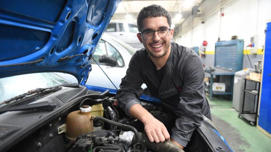 Manuel Prada, vencedor en tecnología de vehículos pesados.
