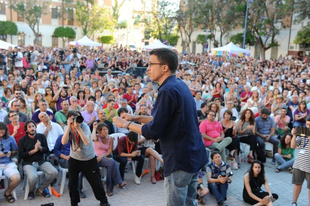 Mitin de Íñigo Errejón en Murcia