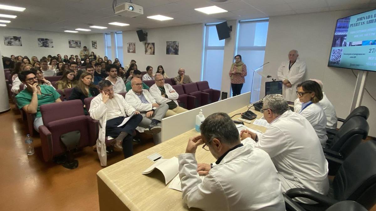 La presentación de la oferta formativa se ha realizado en el salón de actos.