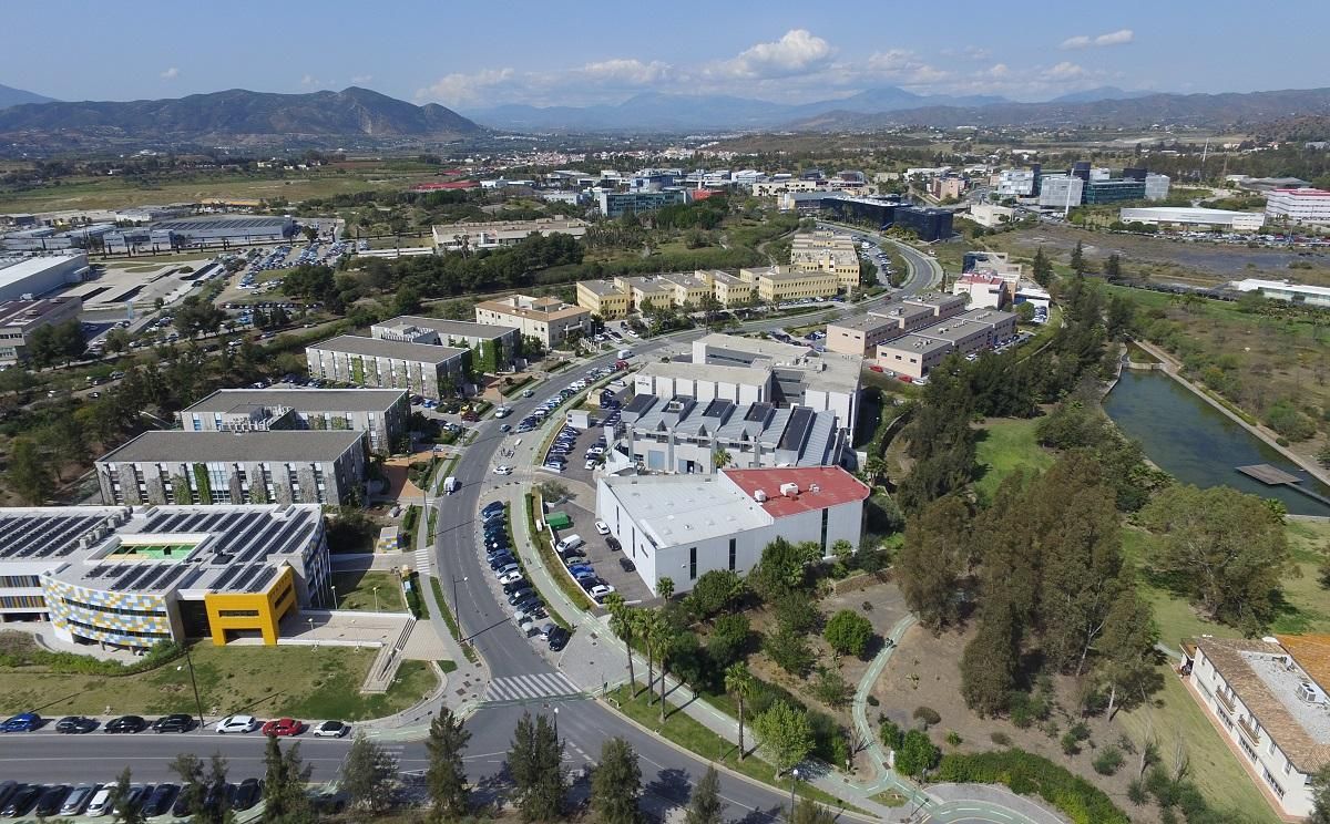 Una panorámica del Parque Tecnológico de Andalucía (PTA) de Málaga.