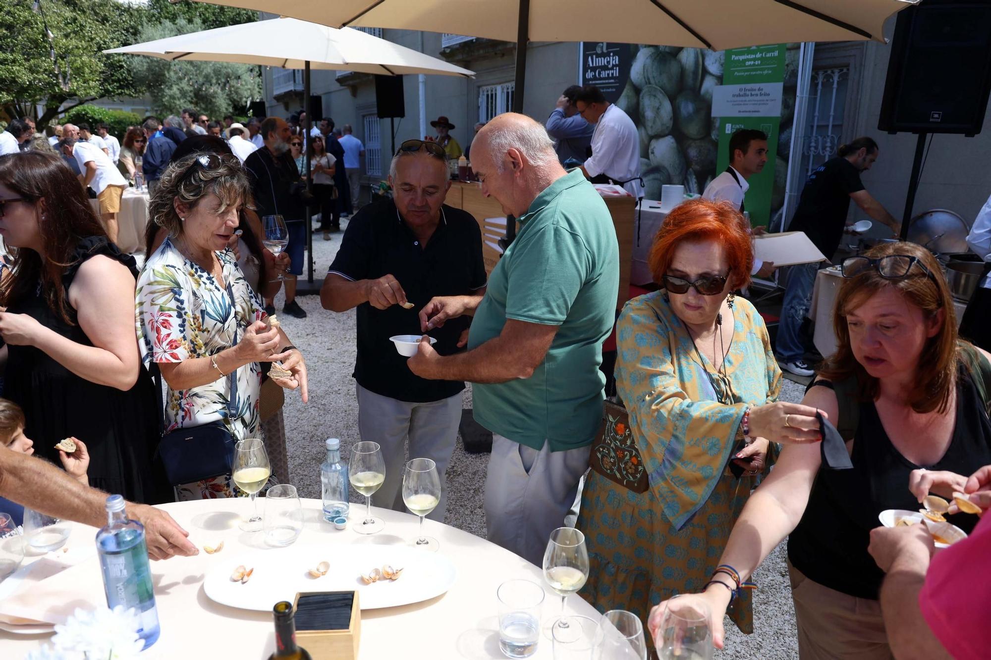 Un momento del XVII Capítulo da Orde da Ameixa de Carril.