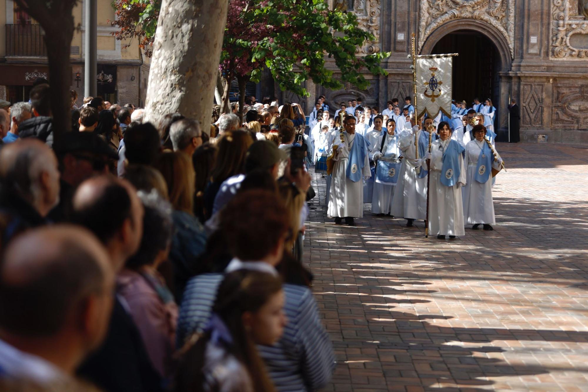 En imágenes | Procesión del Domingo de Resurrección en Zaragoza