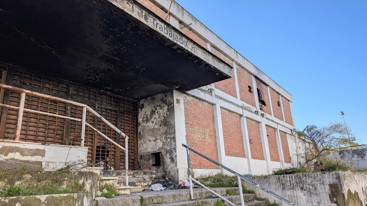 Imagenn del edificio tras el último incendio.