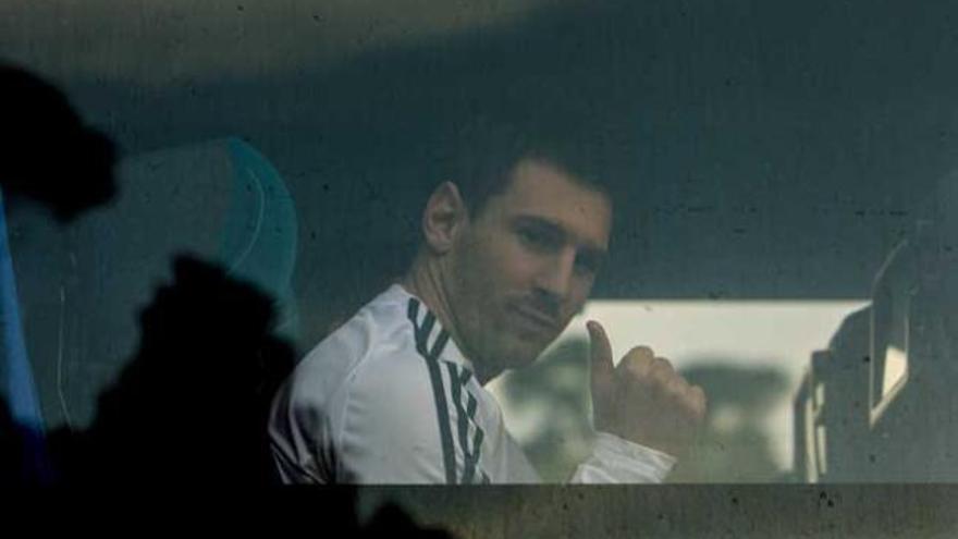 Messi se encuentra concentrado con Argentina.