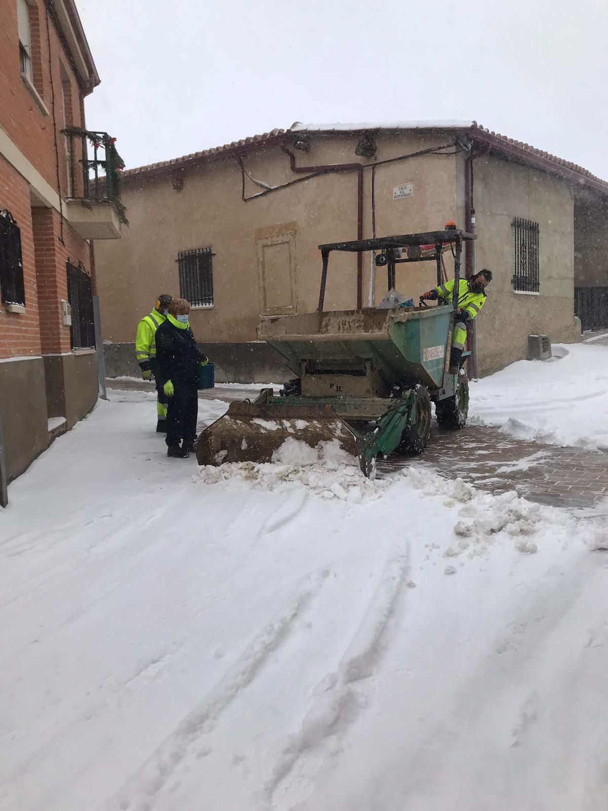 La borrasca Filomena, en Morales del Vino