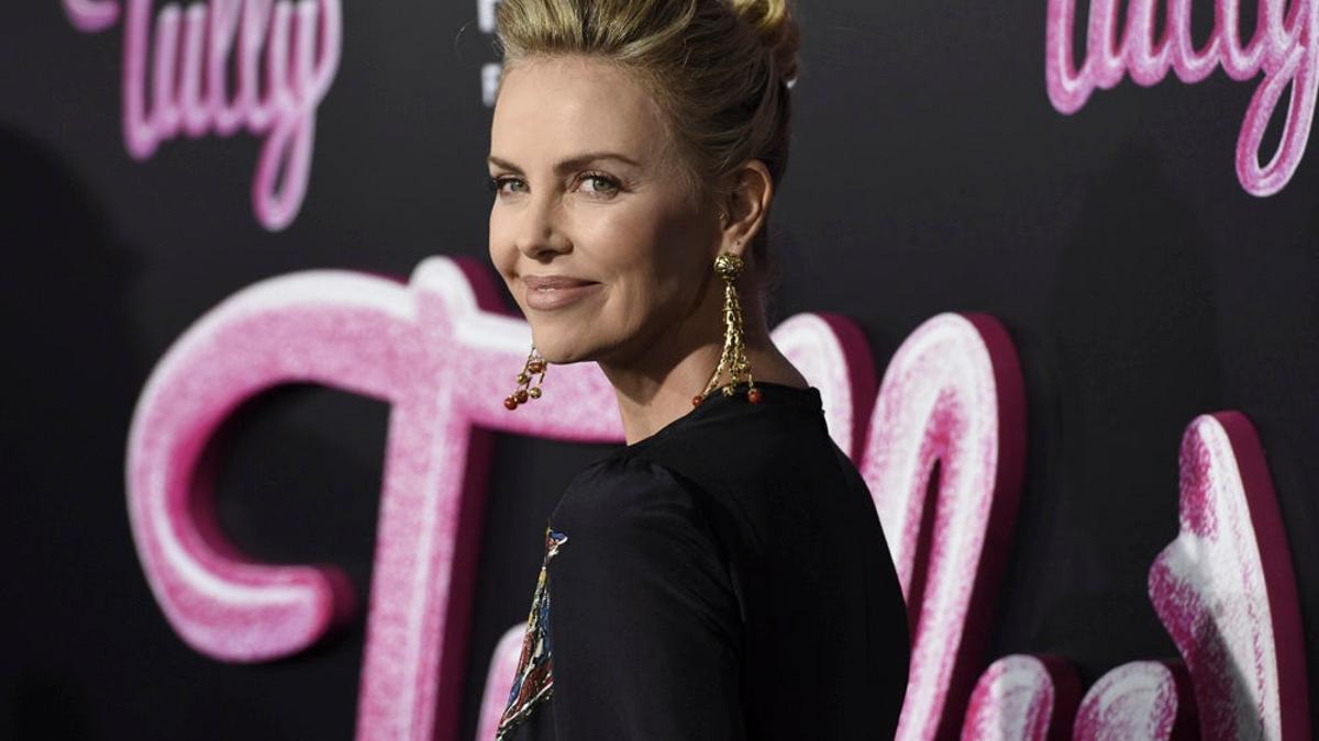 Charlize Theron en el estreno de Tully