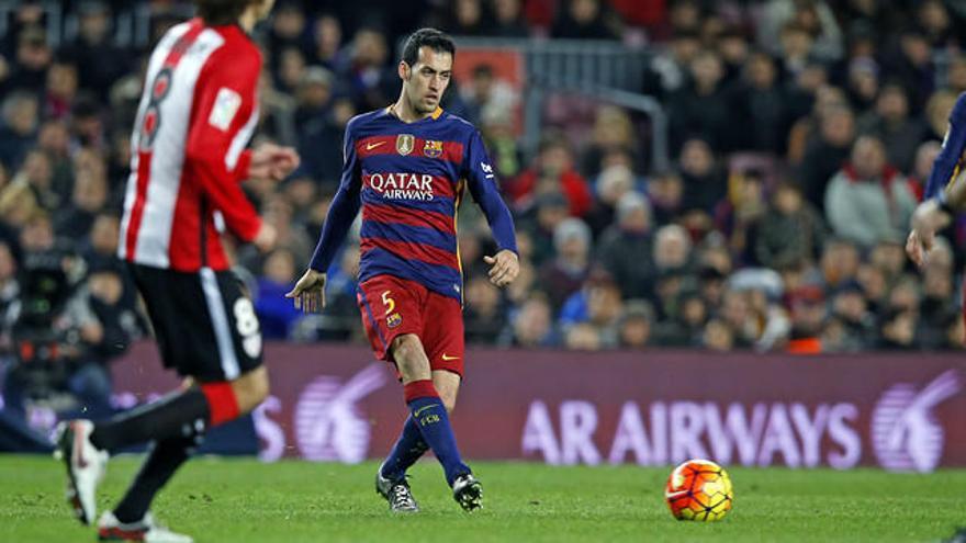 Sergio Busquets ha controlat el mig camp.