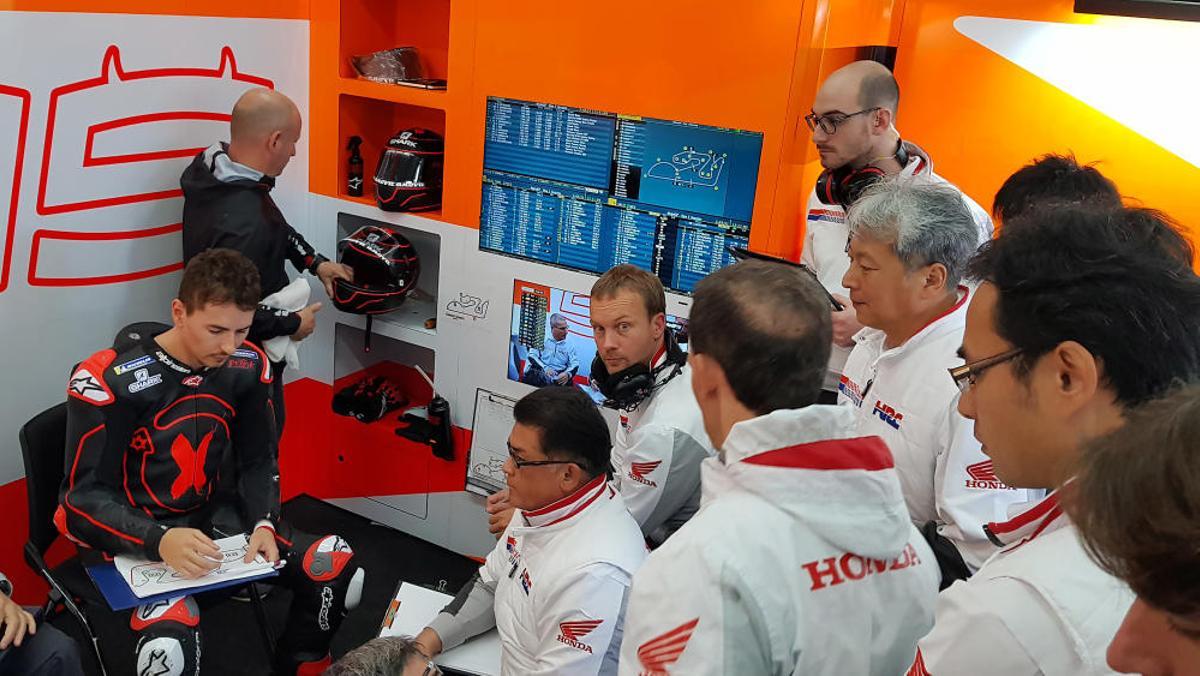 Imágenes inéditas de Lorenzo en Honda Imágenes inéditas de Lorenzo en Honda