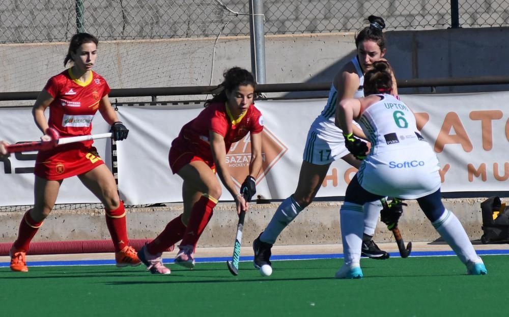 Selección española femenina de hockey en Murcia