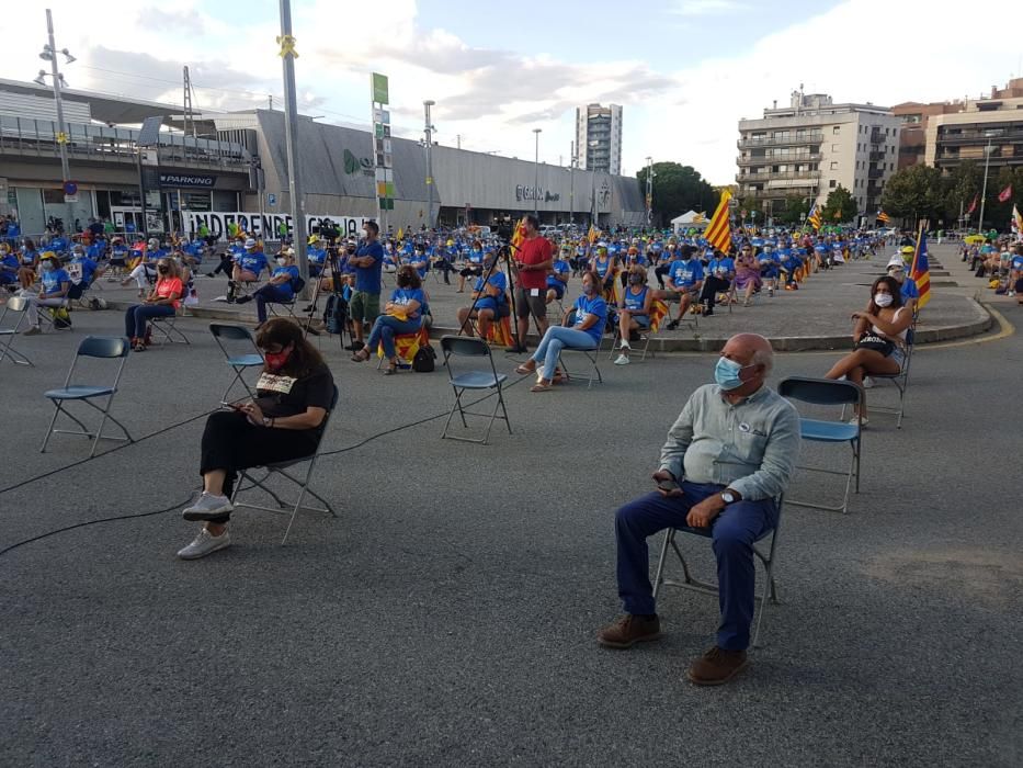 Concentració de l'ANC per la Diada a Girona