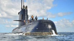 El submarino de la Armada argentina ARA San Juan.