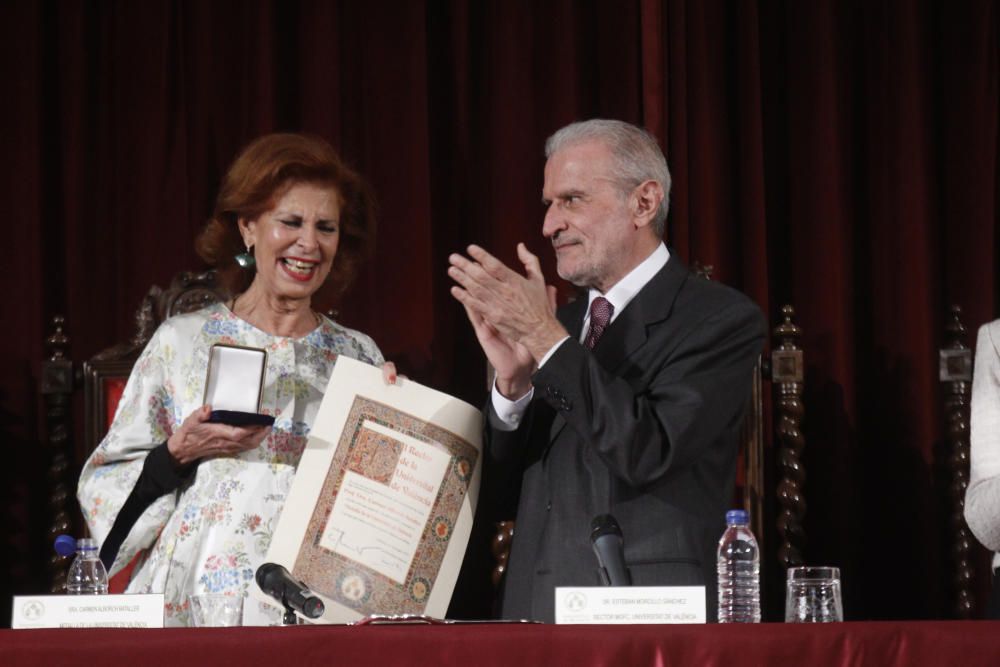 La Universitat homenajea a Carmen Alborch